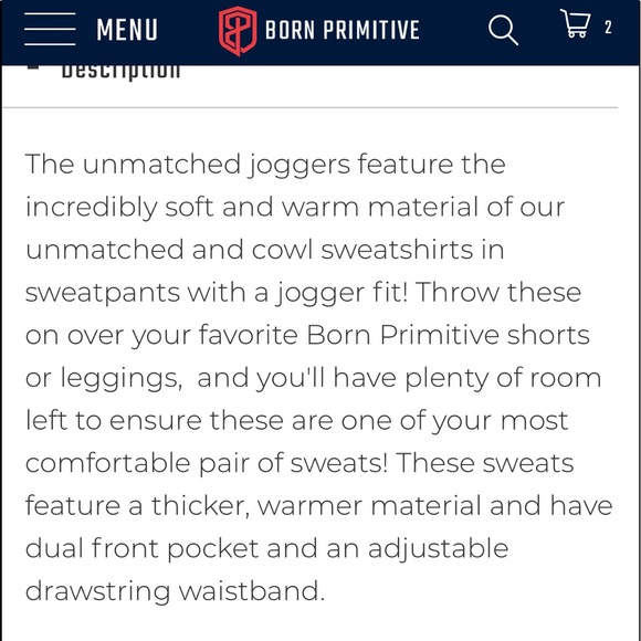 COPY - Born Primtive NWT Female unmatched Joggers, Sold Out in Plum XS - Picture 4 of 6